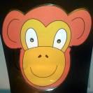 Monkey Masks for Five Little Monkeys Nursery Rhyme